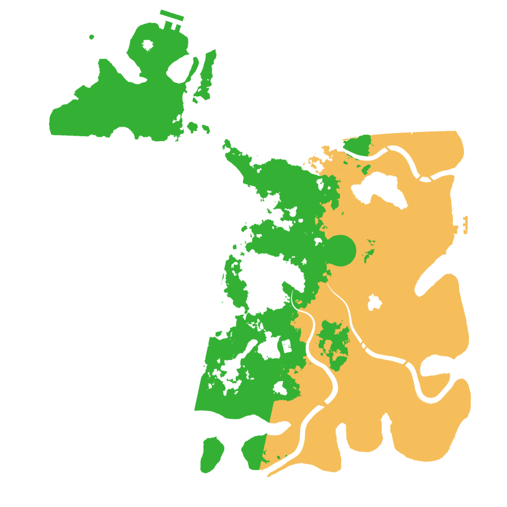 Biome Rust Map: Procedural Map, Size: 4250, Seed: 32473982