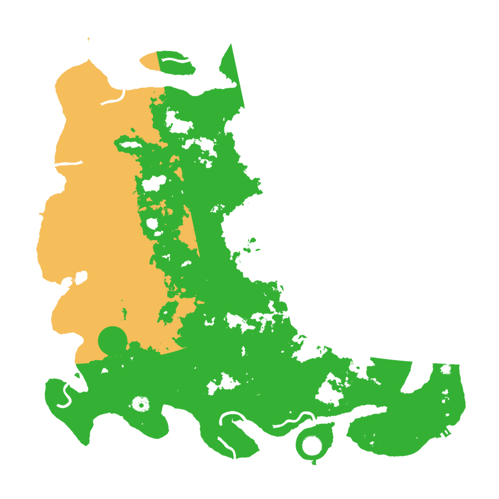 Biome Rust Map: Procedural Map, Size: 4500, Seed: 170539672