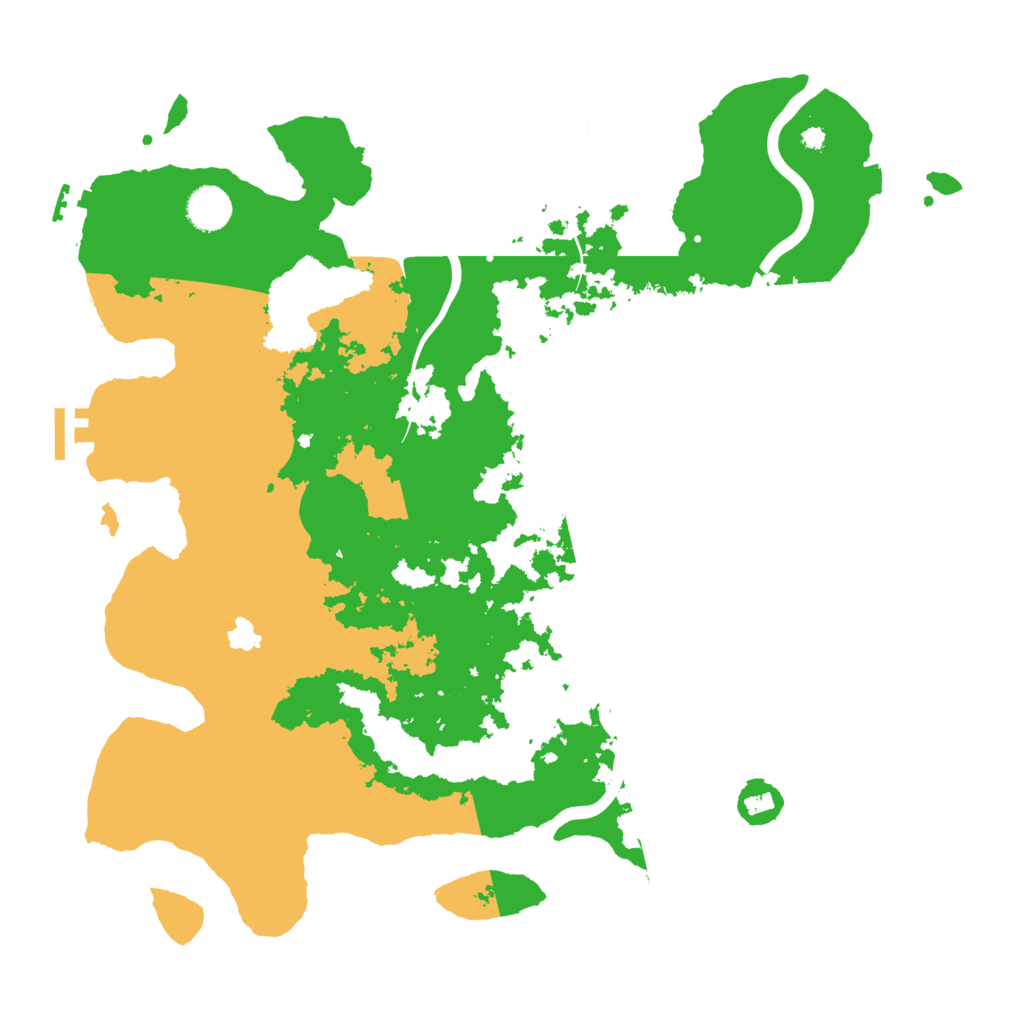 Biome Rust Map: Procedural Map, Size: 4000, Seed: 83876