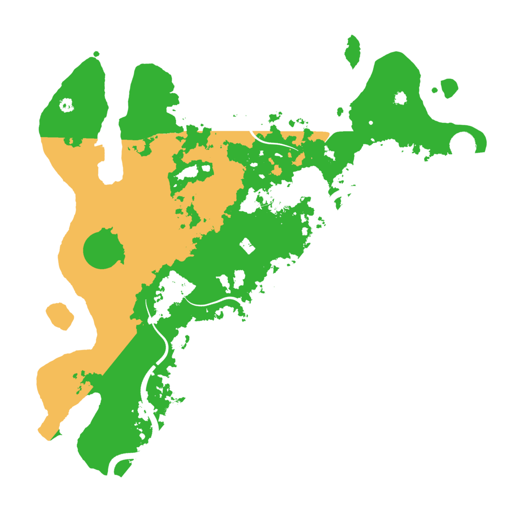 Biome Rust Map: Procedural Map, Size: 3700, Seed: 1584010718