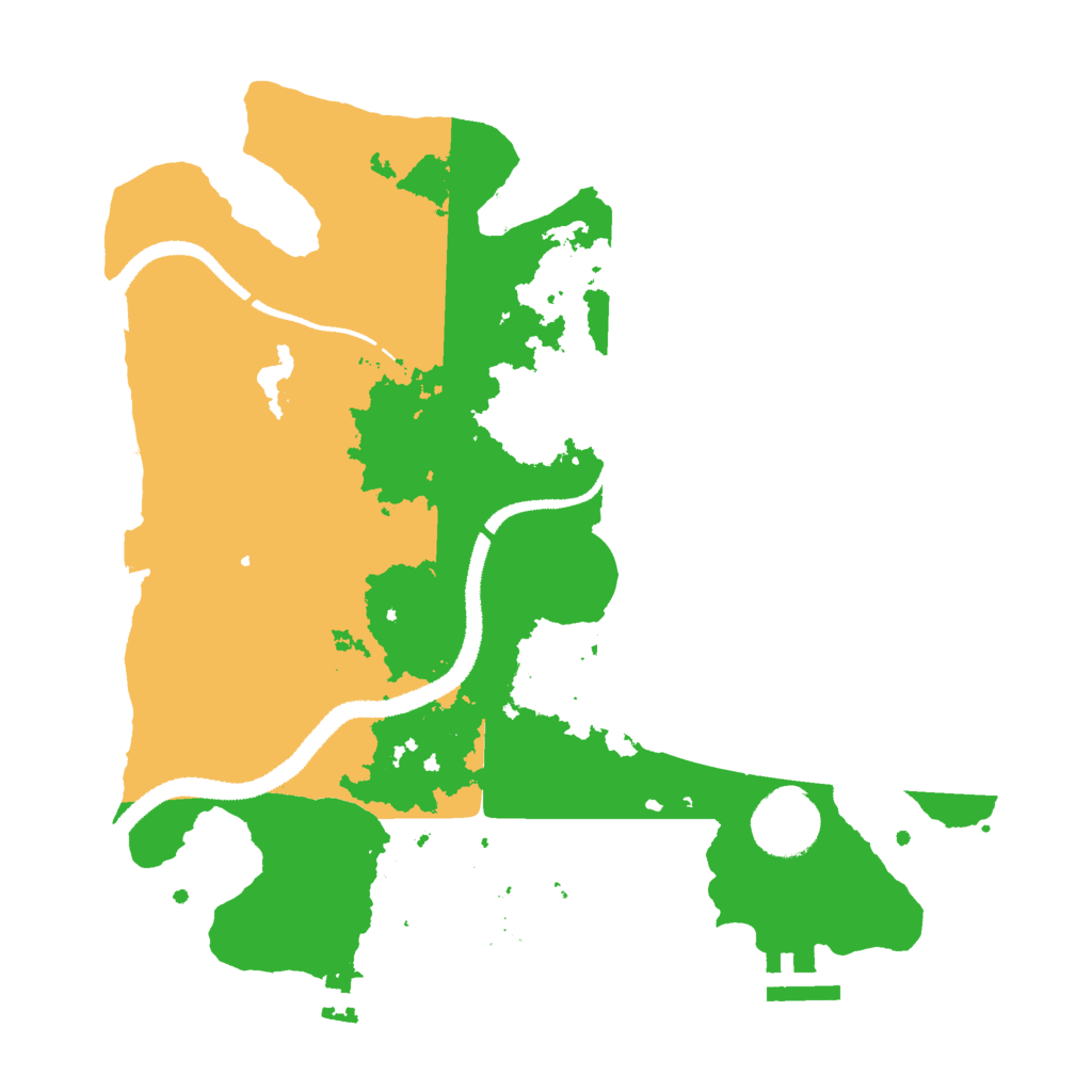 Biome Rust Map: Procedural Map, Size: 3000, Seed: 33241