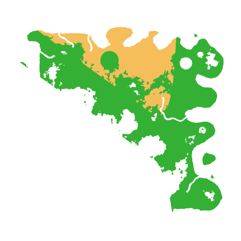 Biome Rust Map: Procedural Map, Size: 3500, Seed: 1333190638