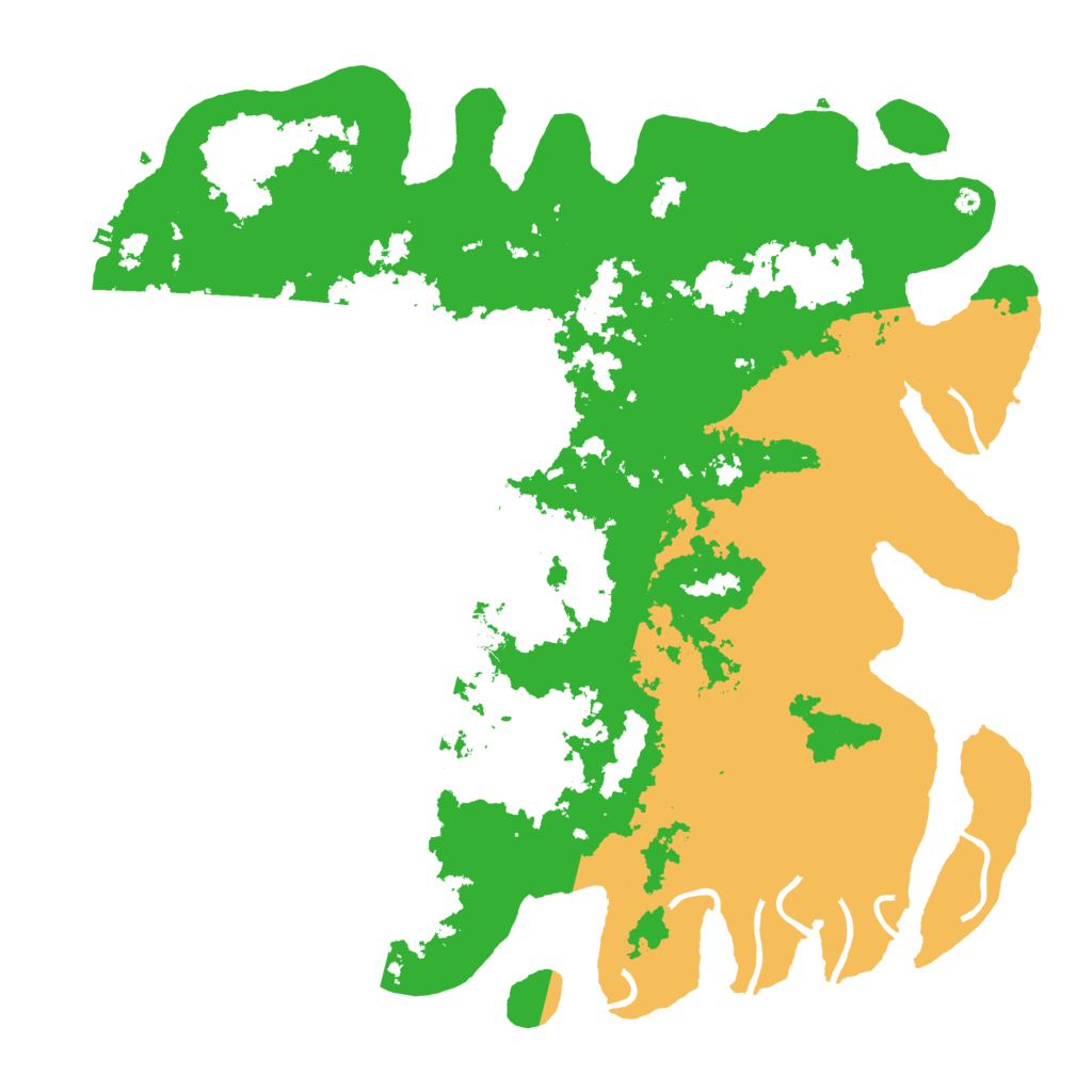 Biome Rust Map: Procedural Map, Size: 4500, Seed: 110299