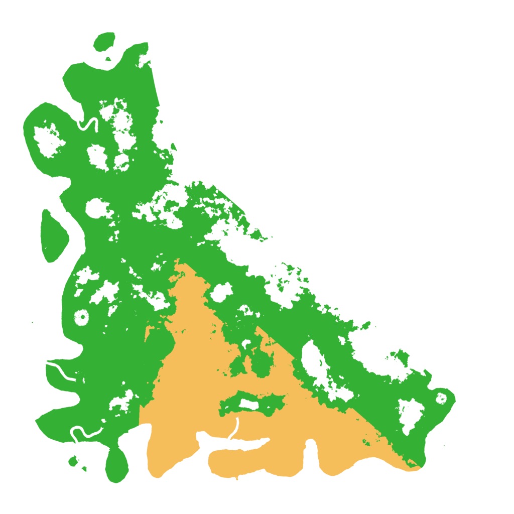 Biome Rust Map: Procedural Map, Size: 5000, Seed: 15851585