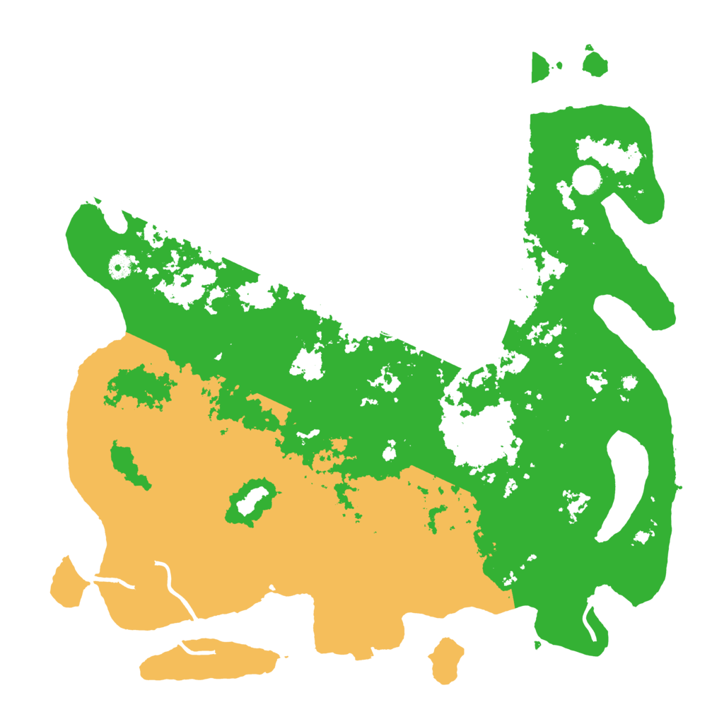 Biome Rust Map: Procedural Map, Size: 4500, Seed: 542360573