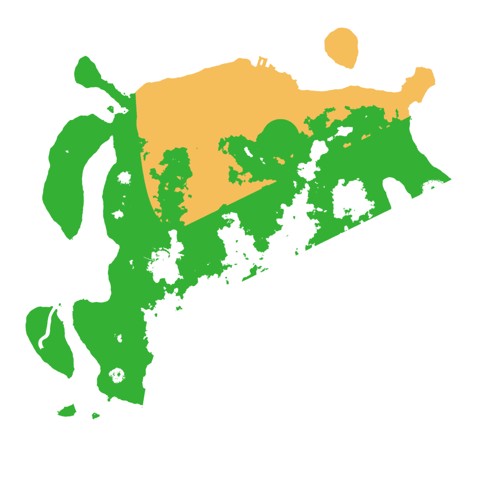 Biome Rust Map: Procedural Map, Size: 3500, Seed: 834620780