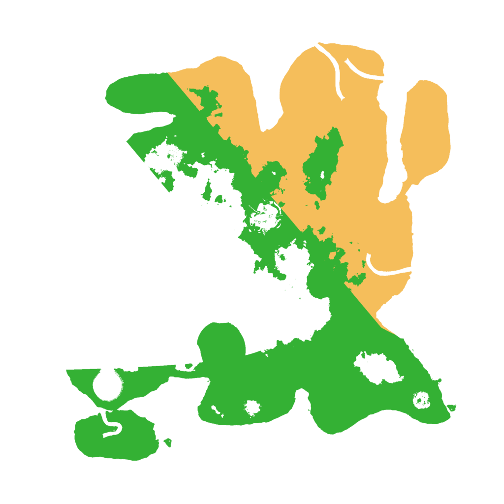 Biome Rust Map: Procedural Map, Size: 3000, Seed: 11776