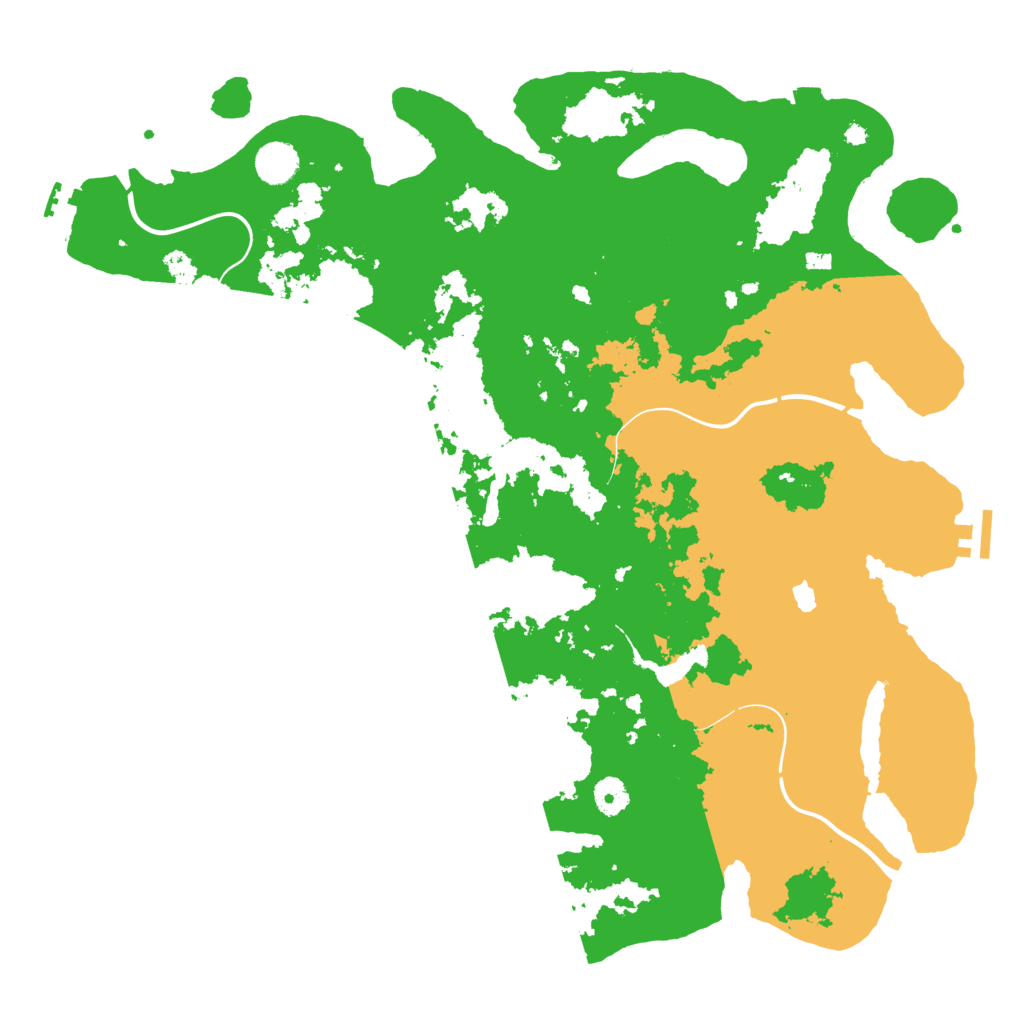 Biome Rust Map: Procedural Map, Size: 4250, Seed: 1713826712