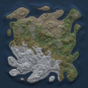 Thumbnail Rust Map: Procedural Map, Size: 3750, Seed: 64636, 19 Monuments