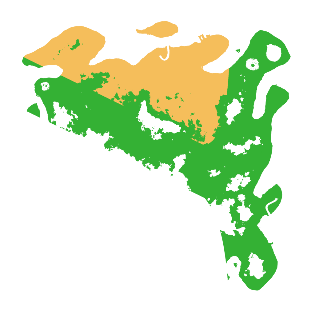 Biome Rust Map: Procedural Map, Size: 3750, Seed: 64636