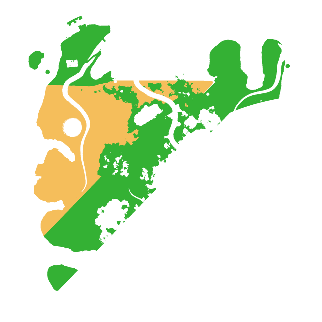 Biome Rust Map: Procedural Map, Size: 3000, Seed: 509432384