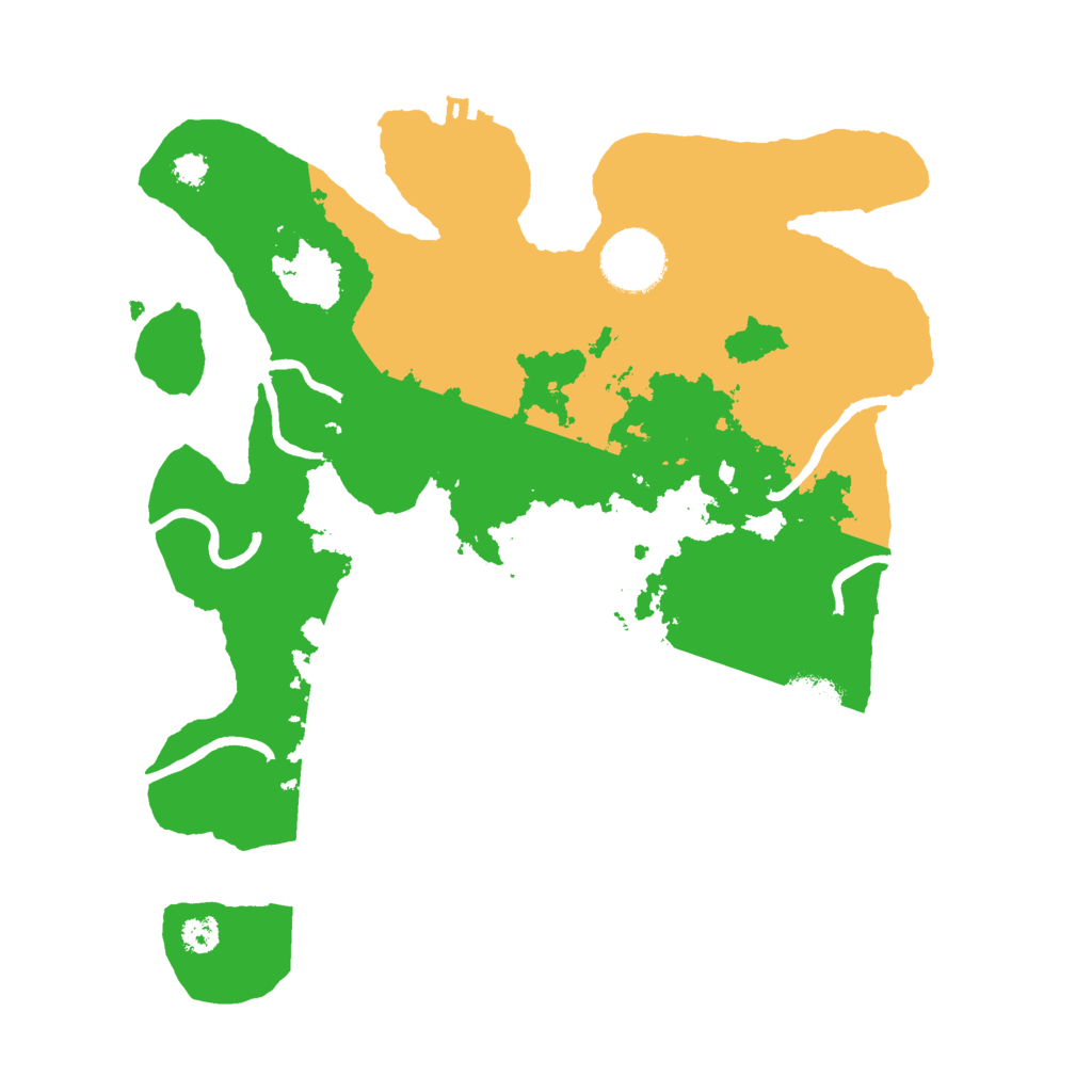 Biome Rust Map: Procedural Map, Size: 3000, Seed: 11393