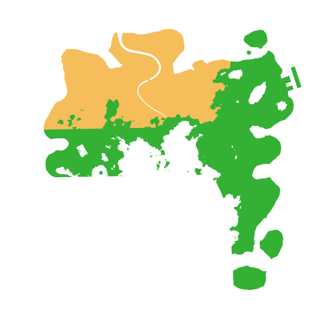 Biome Rust Map: Procedural Map, Size: 3000, Seed: 1577528435