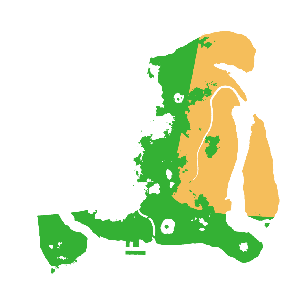 Biome Rust Map: Procedural Map, Size: 3000, Seed: 224748324