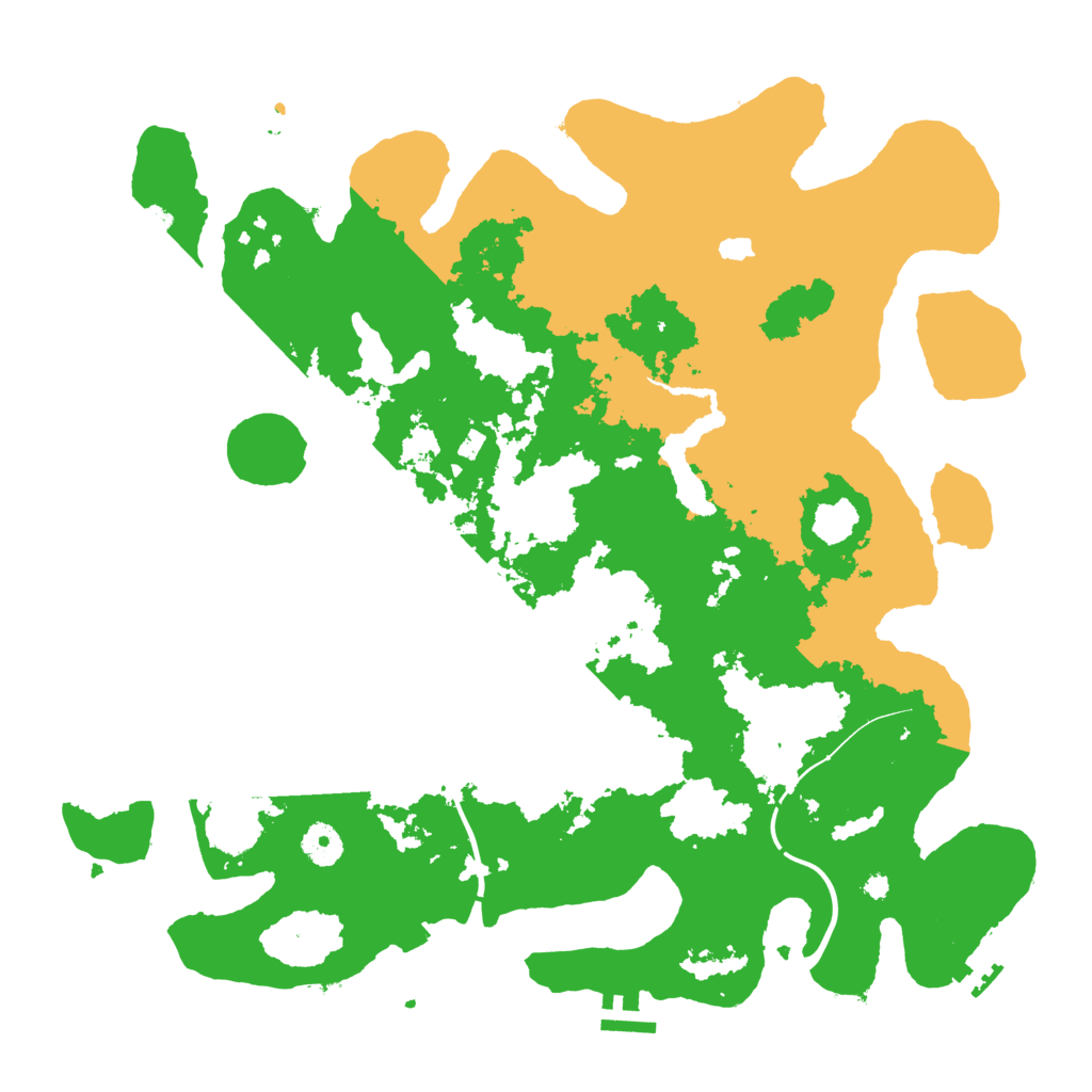 Biome Rust Map: Procedural Map, Size: 4000, Seed: 307044