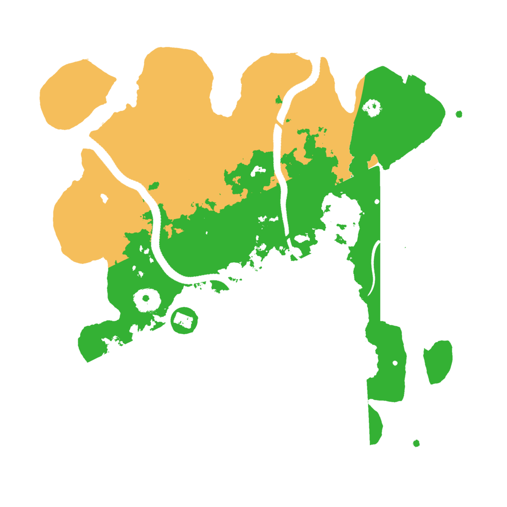 Biome Rust Map: Procedural Map, Size: 3000, Seed: 27734