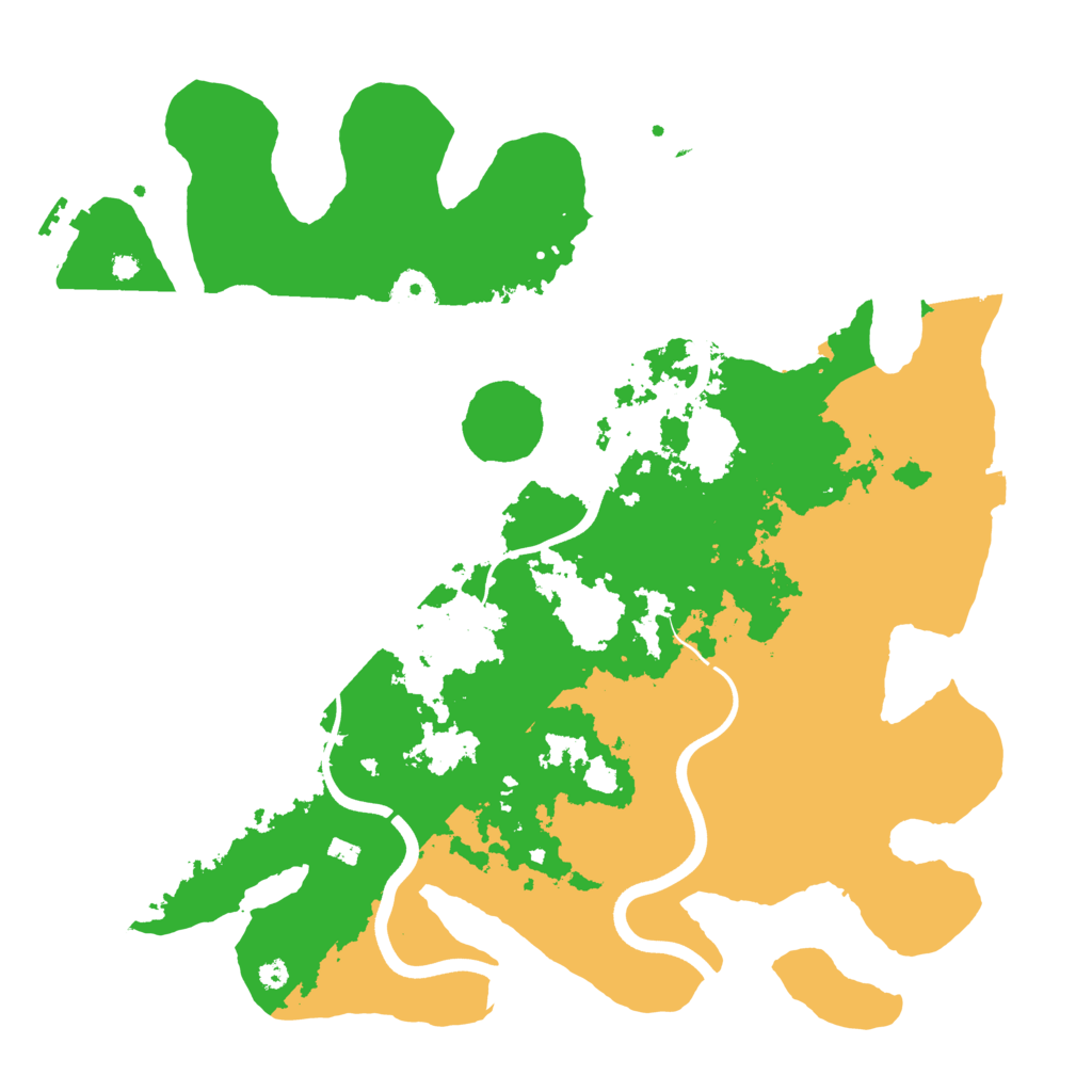 Biome Rust Map: Procedural Map, Size: 3800, Seed: 8551393