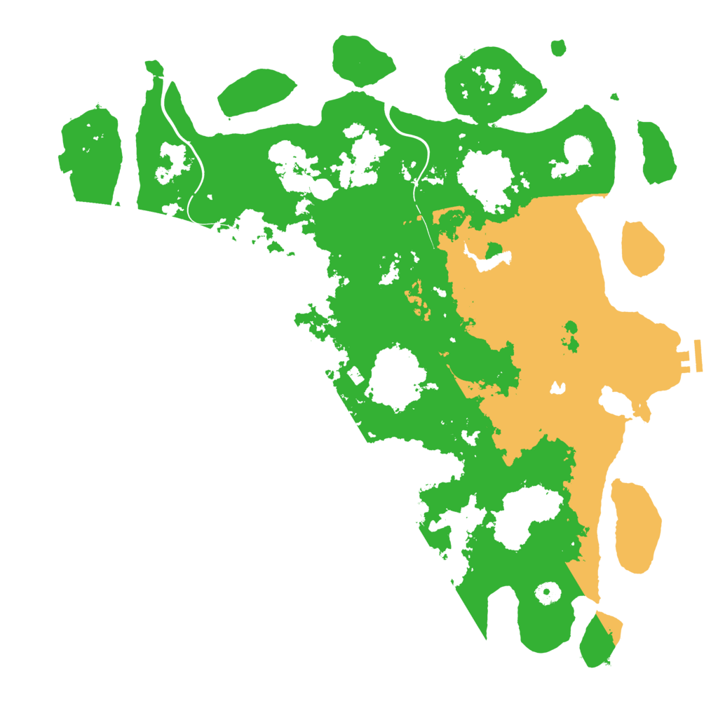 Biome Rust Map: Procedural Map, Size: 4500, Seed: 1191902177