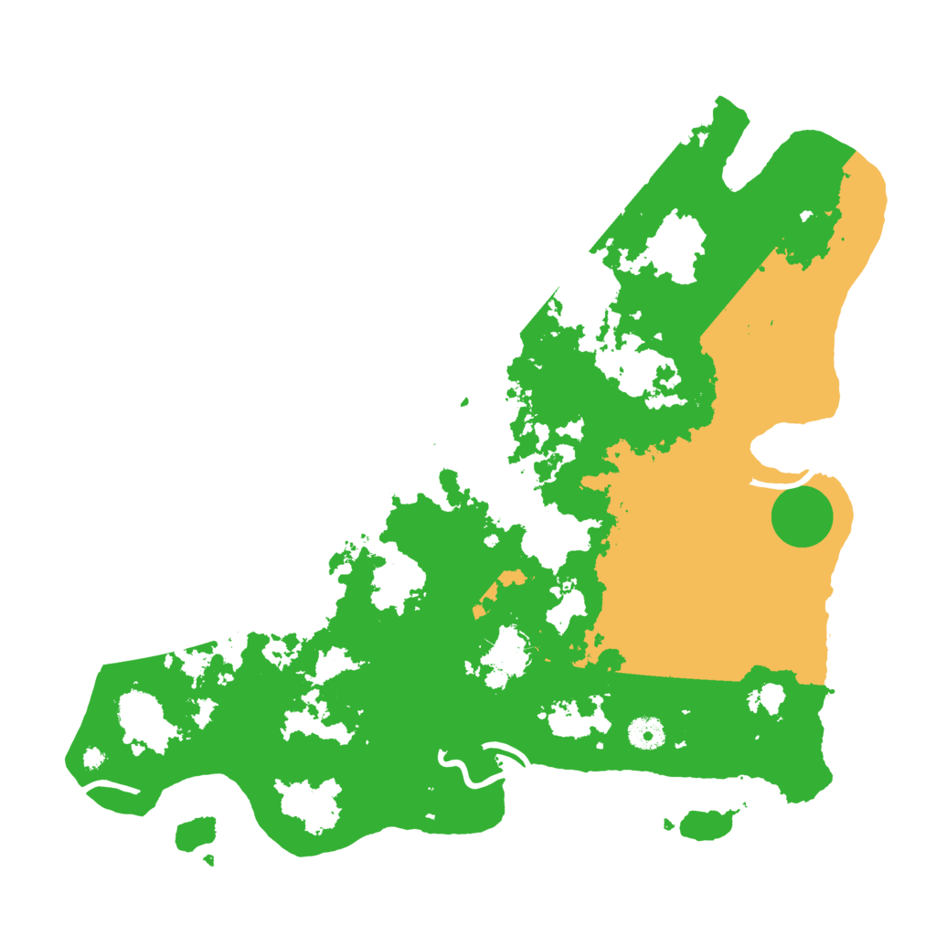 Biome Rust Map: Procedural Map, Size: 4000, Seed: 524193