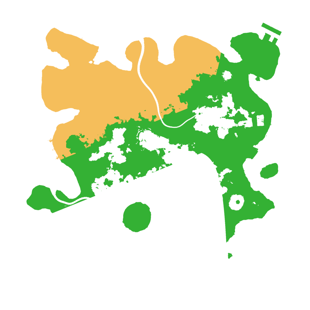 Biome Rust Map: Procedural Map, Size: 3000, Seed: 5692