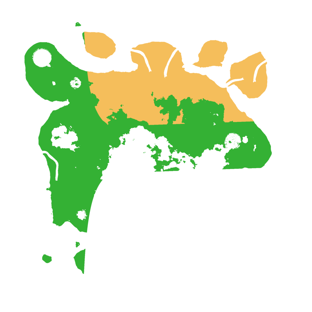 Biome Rust Map: Procedural Map, Size: 3000, Seed: 339850693