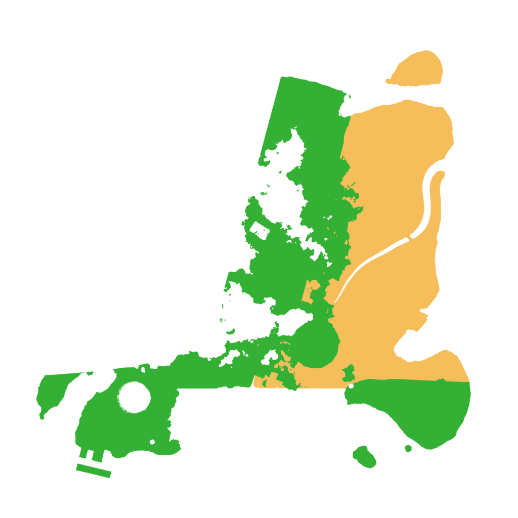 Biome Rust Map: Procedural Map, Size: 3000, Seed: 772839684