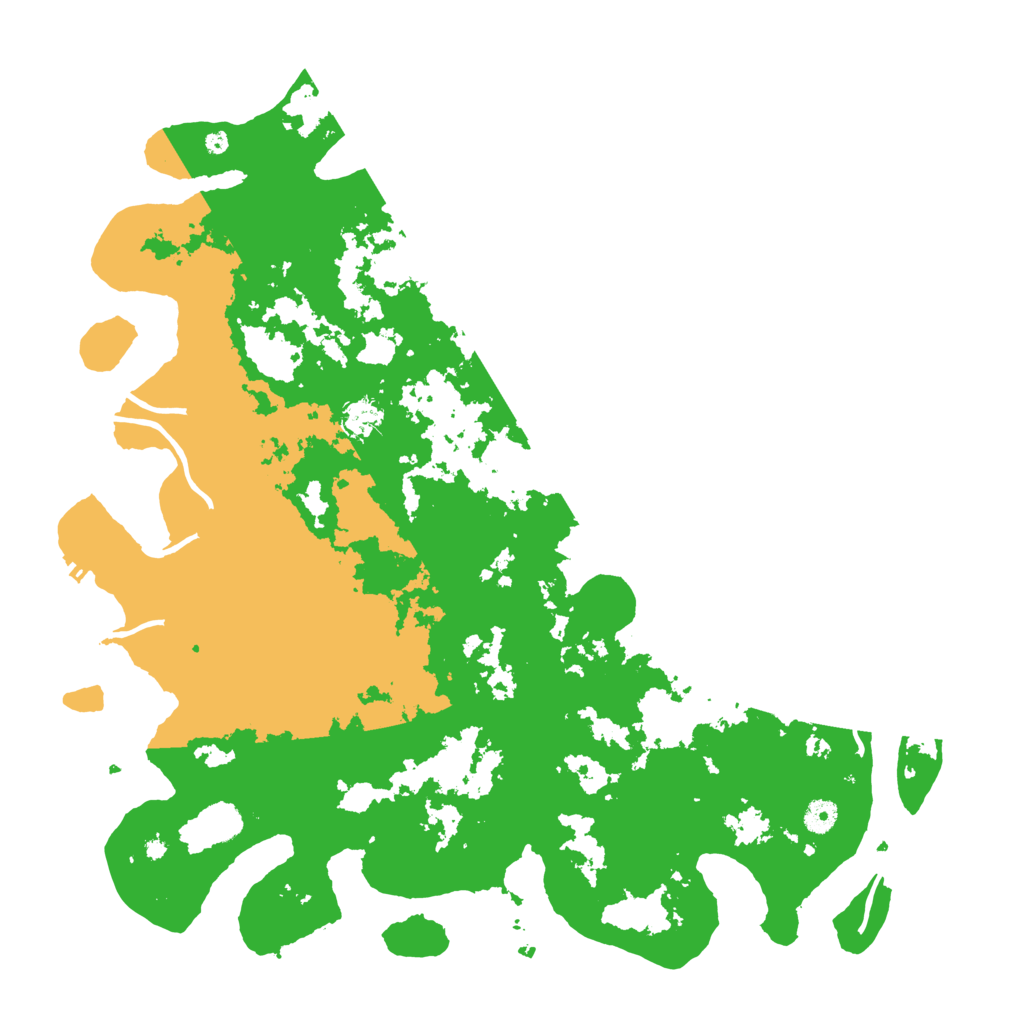Biome Rust Map: Procedural Map, Size: 4600, Seed: 441106