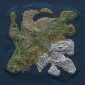 Thumbnail Rust Map: Procedural Map, Size: 2800, Seed: 2900, 15 Monuments