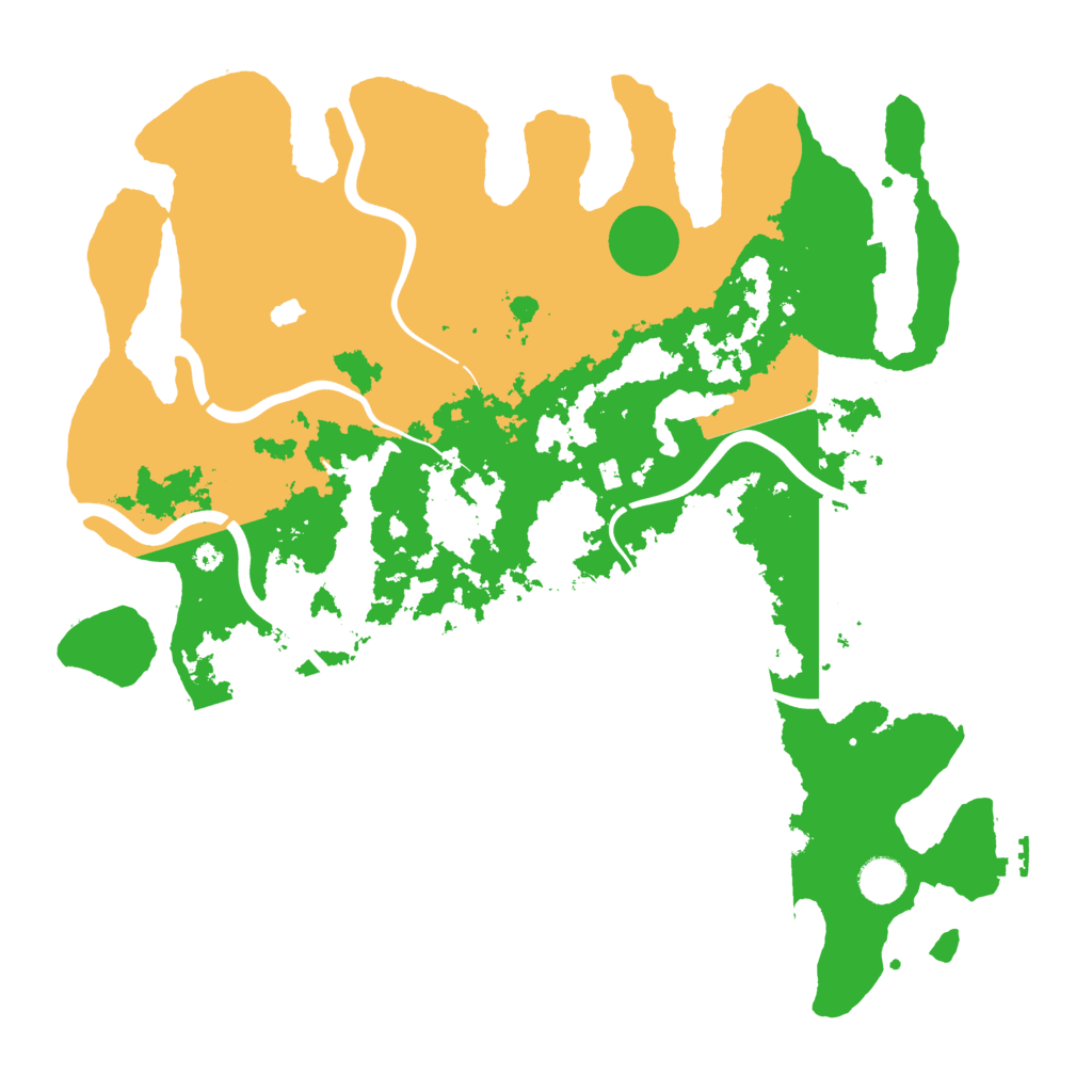 Biome Rust Map: Procedural Map, Size: 4100, Seed: 201509228