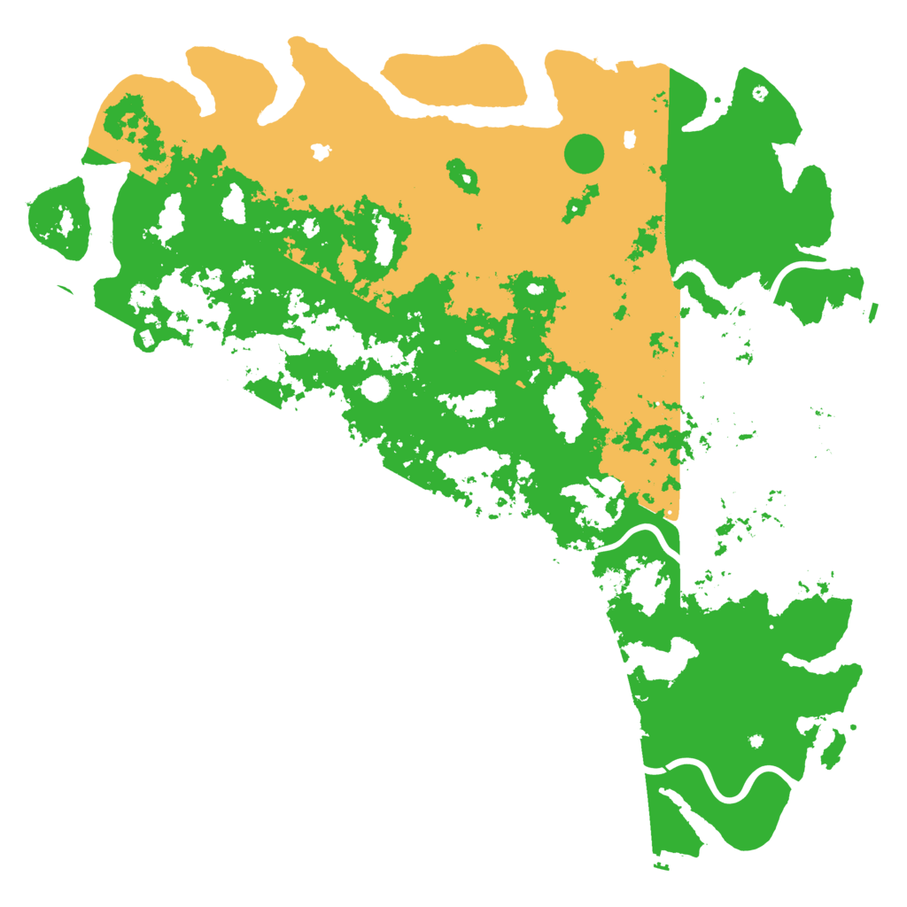 Biome Rust Map: Procedural Map, Size: 6000, Seed: 35000