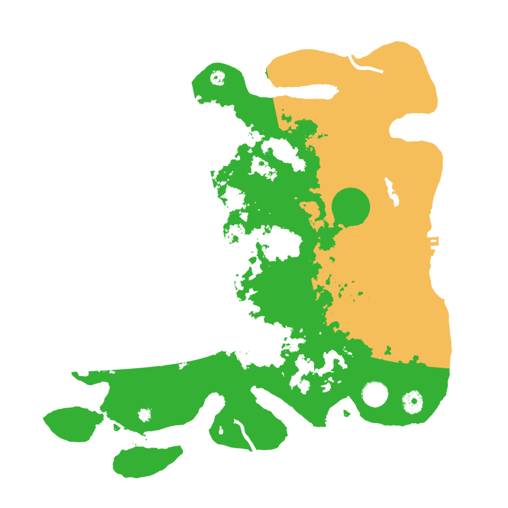 Biome Rust Map: Procedural Map, Size: 3500, Seed: 764217917
