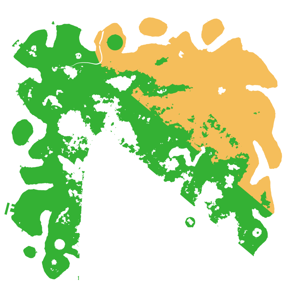 Biome Rust Map: Procedural Map, Size: 5000, Seed: 3728867