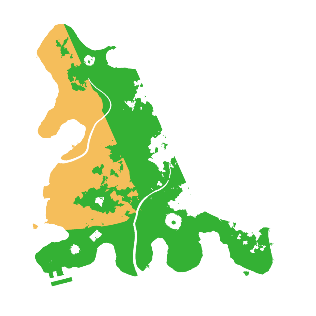 Biome Rust Map: Procedural Map, Size: 3000, Seed: 2090928861