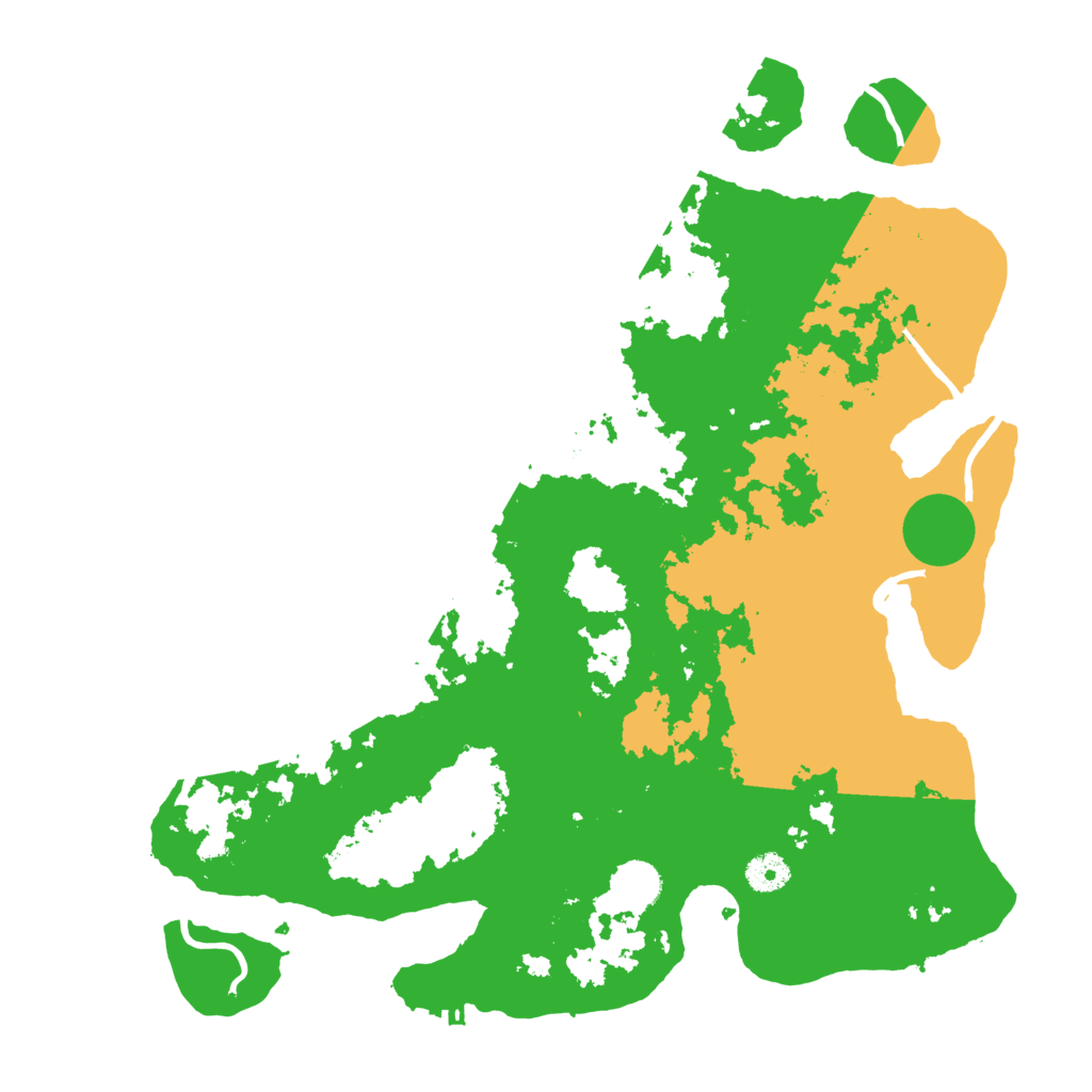 Biome Rust Map: Procedural Map, Size: 4000, Seed: 147983779
