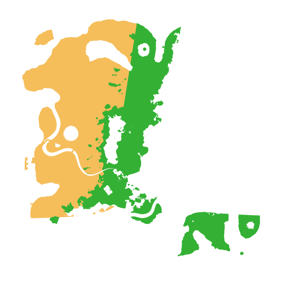 Biome Rust Map: Procedural Map, Size: 3500, Seed: 572926287