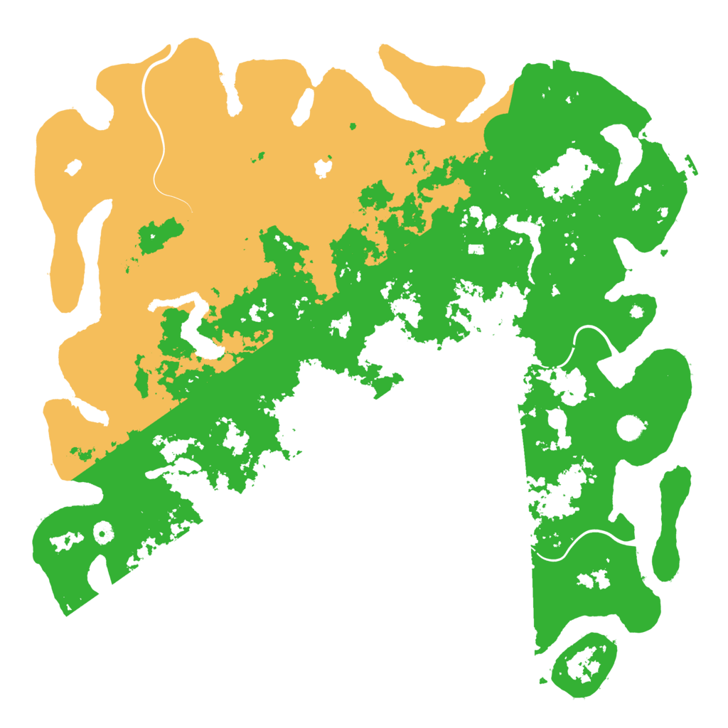 Biome Rust Map: Procedural Map, Size: 5000, Seed: 108765745