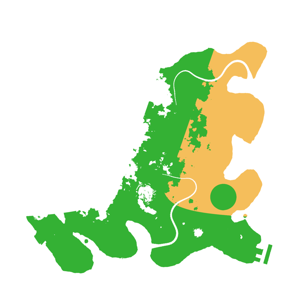 Biome Rust Map: Procedural Map, Size: 3000, Seed: 455146133