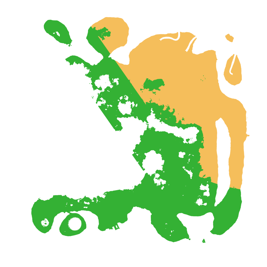 Biome Rust Map: Procedural Map, Size: 3600, Seed: 49053