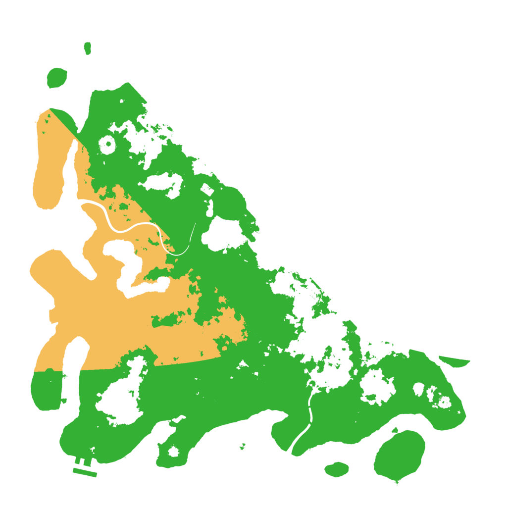 Biome Rust Map: Procedural Map, Size: 4250, Seed: 300501593