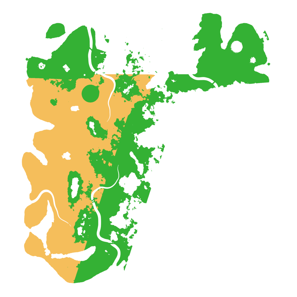 Biome Rust Map: Procedural Map, Size: 4500, Seed: 838499730