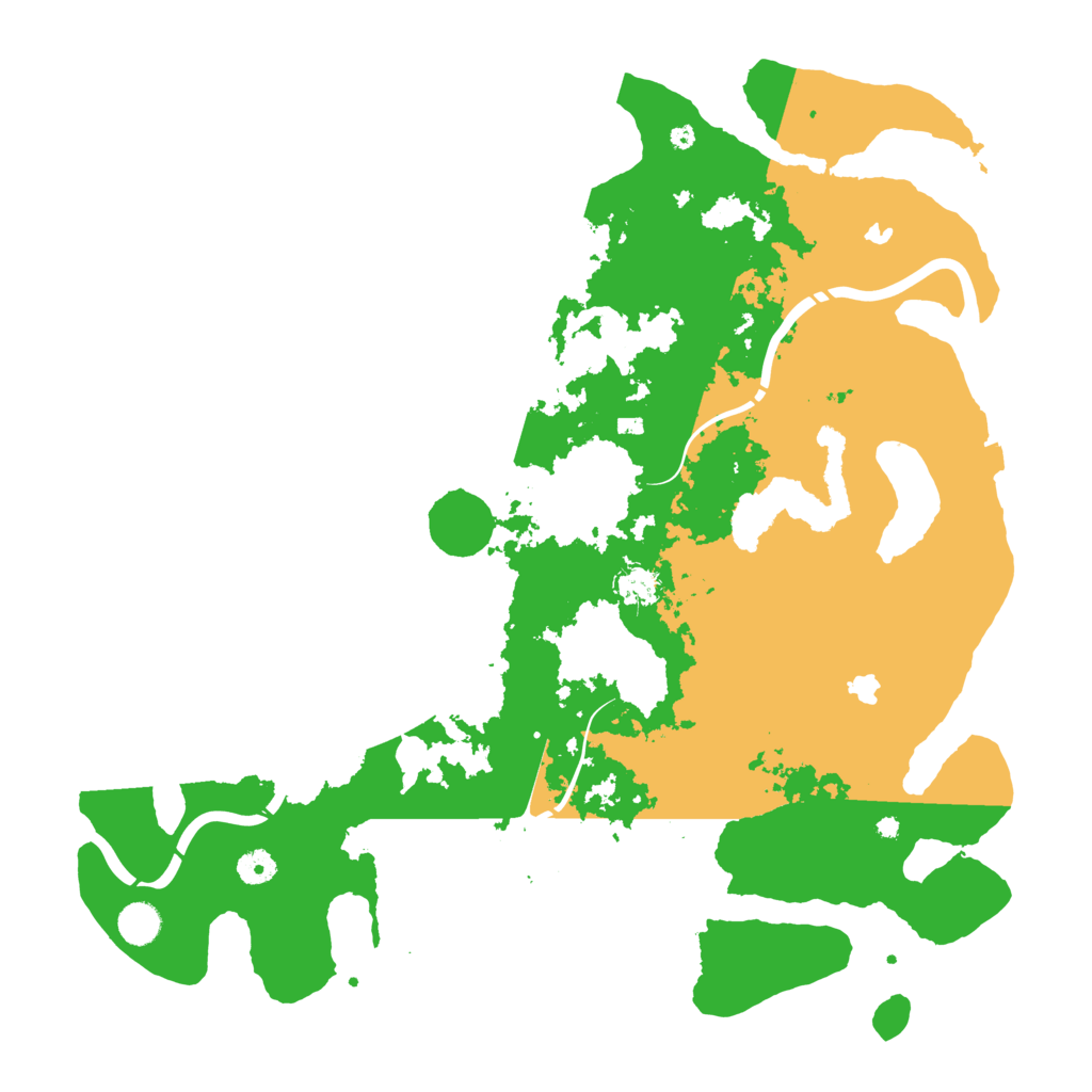 Biome Rust Map: Procedural Map, Size: 4500, Seed: 991613381