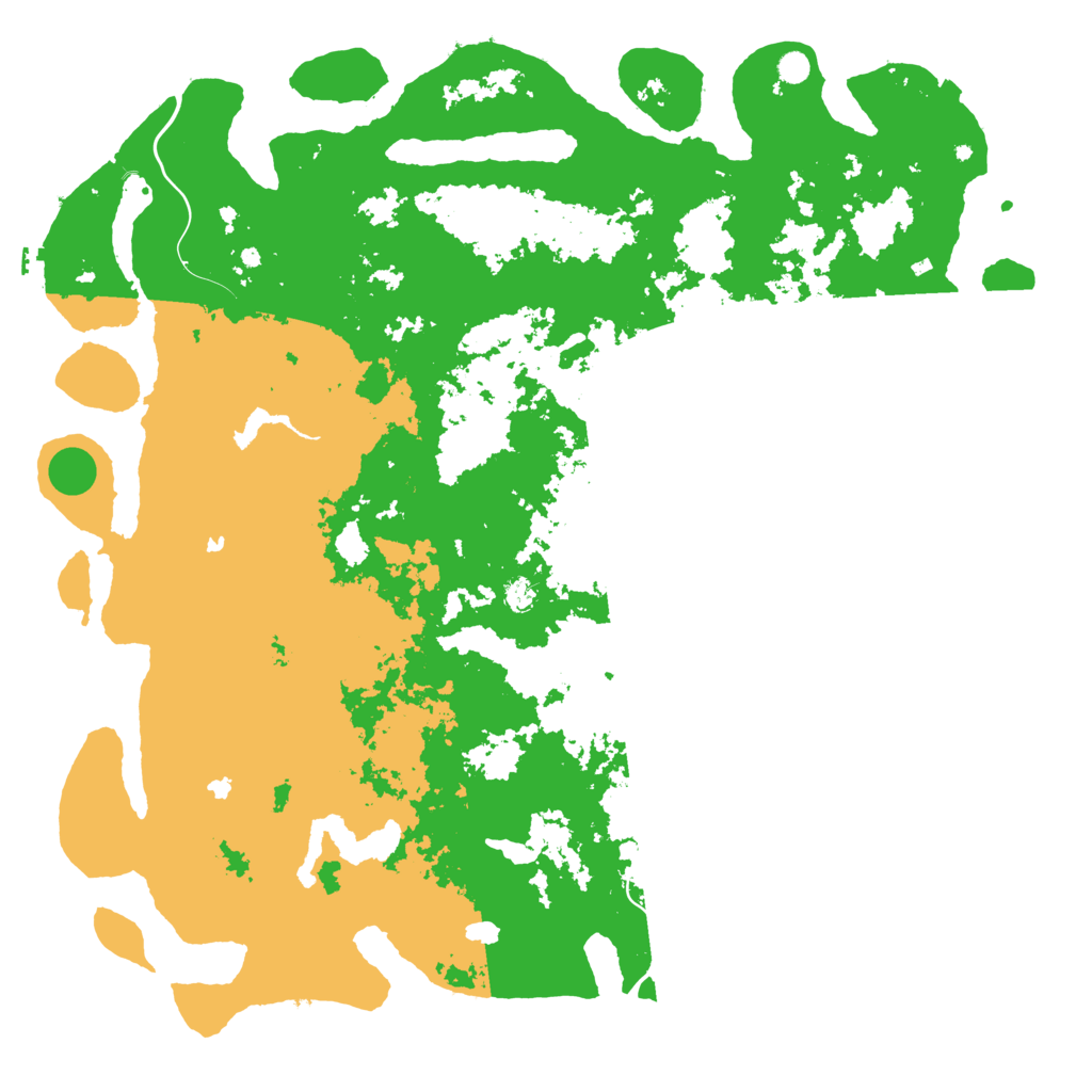 Biome Rust Map: Procedural Map, Size: 6000, Seed: 365165669