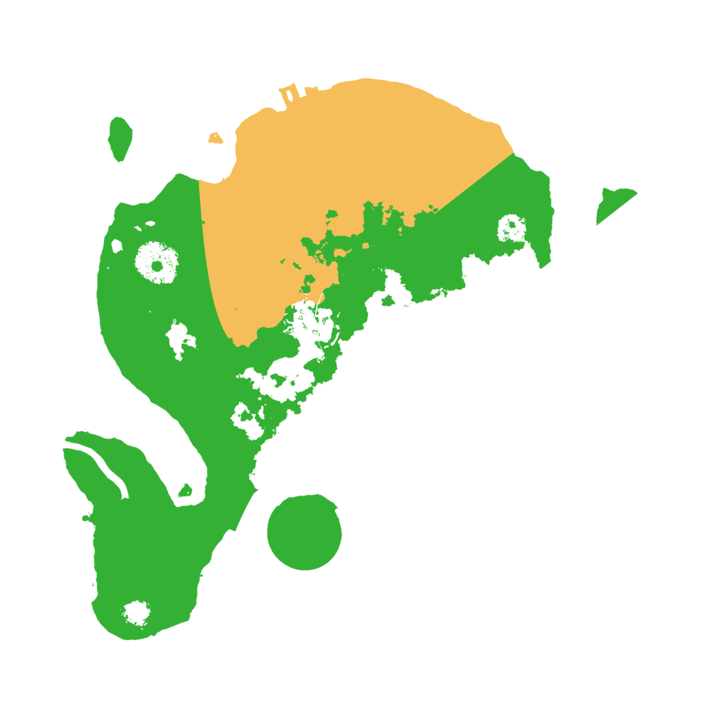 Biome Rust Map: Procedural Map, Size: 2600, Seed: 4401762