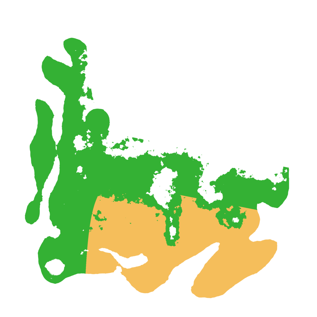 Biome Rust Map: Barren, Size: 3500, Seed: 68398702