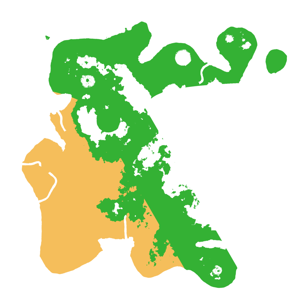 Biome Rust Map: Procedural Map, Size: 3500, Seed: 82217383