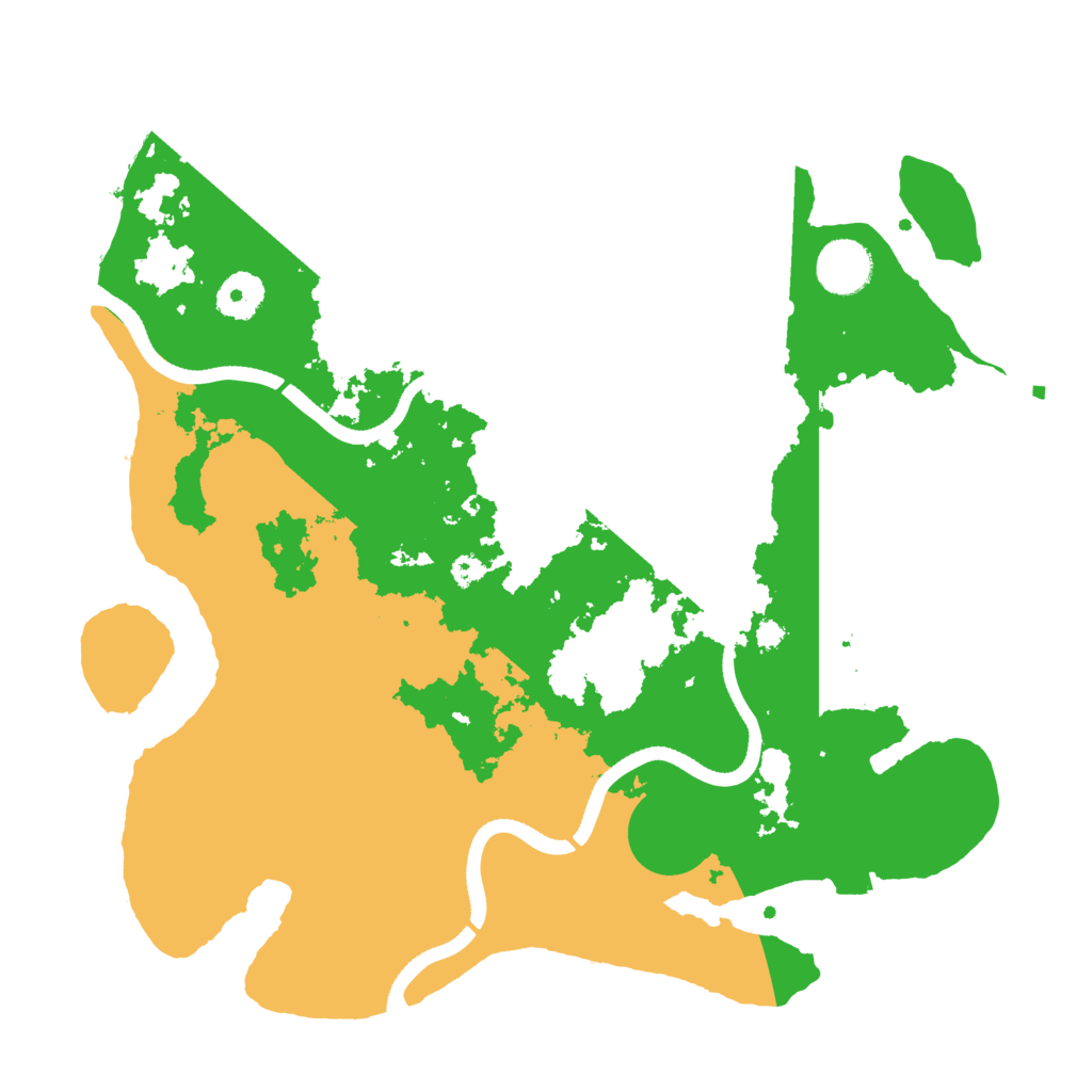Biome Rust Map: Procedural Map, Size: 3500, Seed: 98367888