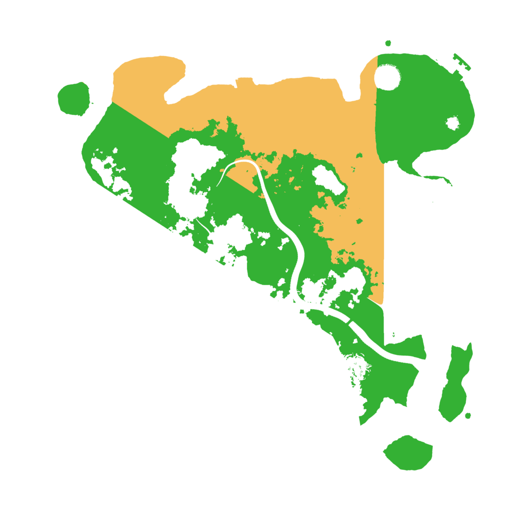 Biome Rust Map: Procedural Map, Size: 3500, Seed: 68061926