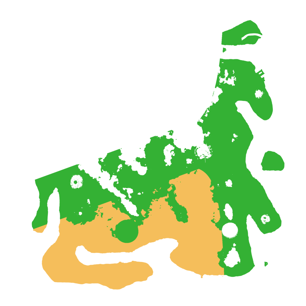 Biome Rust Map: Procedural Map, Size: 3500, Seed: 1933209205