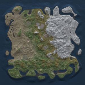 Thumbnail Rust Map: Procedural Map, Size: 4500, Seed: 892437747, 20 Monuments