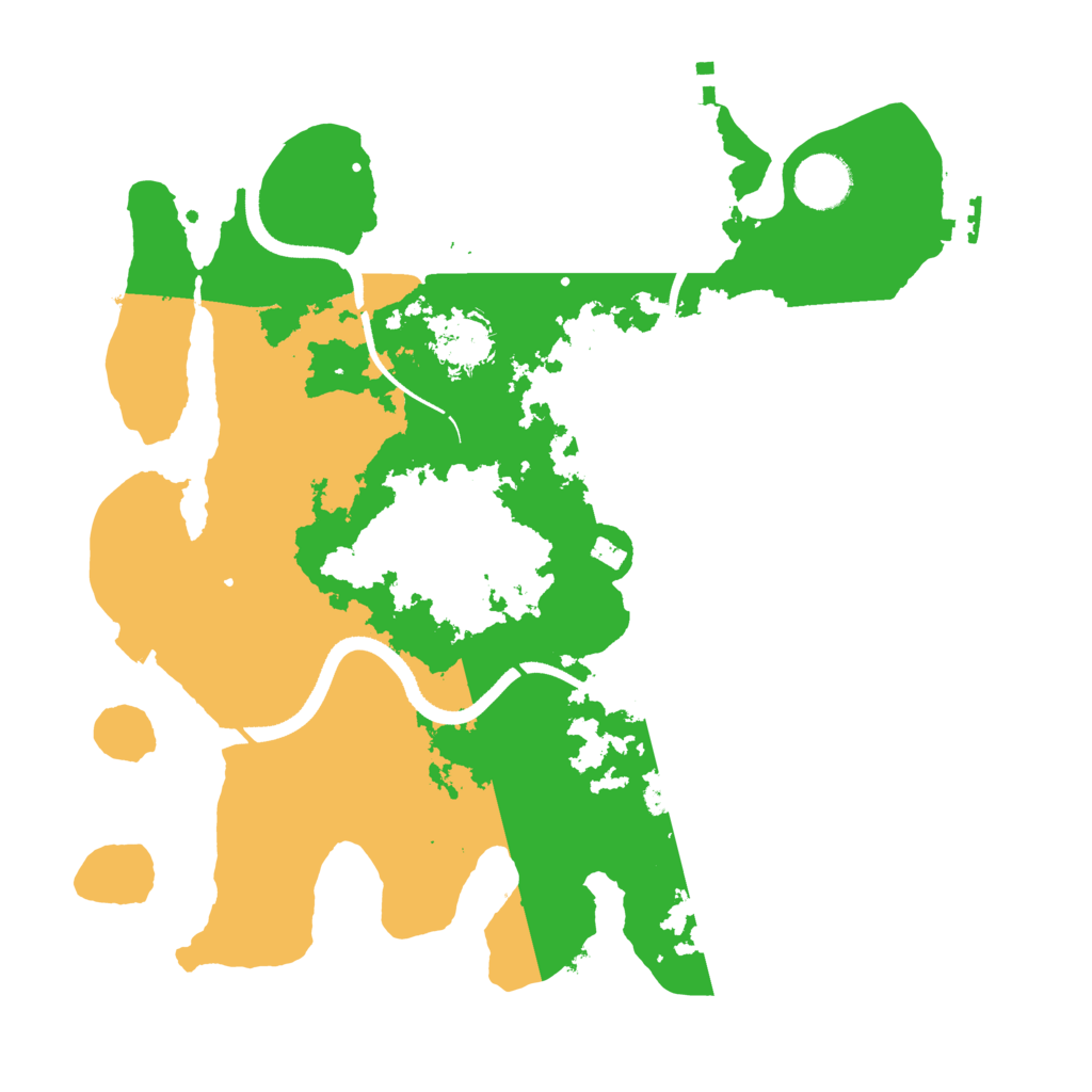 Biome Rust Map: Procedural Map, Size: 3500, Seed: 897434329